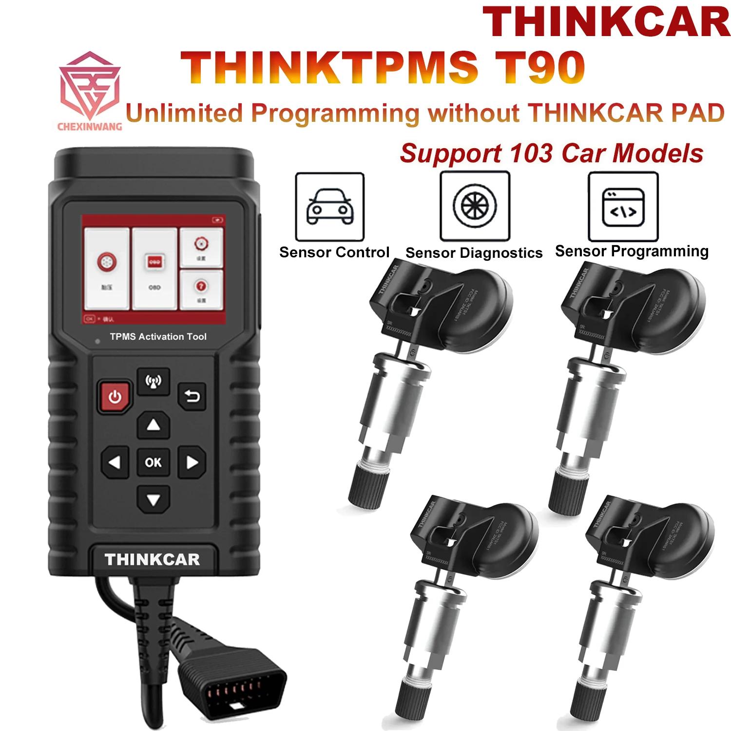 ThinkCar ڵ Ÿ̾ з  , TPMS   , THINKTPMS TP T90 TPMS α׷ S3, 315MHz, 433MHz, 2in 1